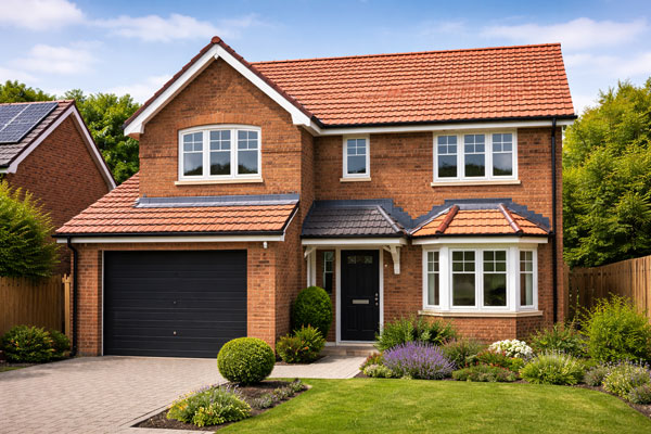 charming two story family home with garden